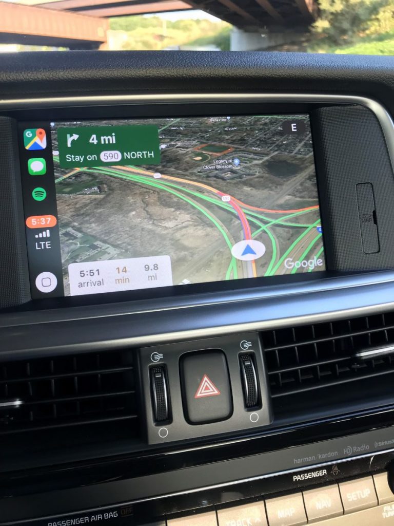 Google Maps Apple CarPlay