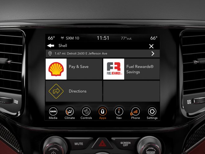Shell Grand Cherokee Uconnect