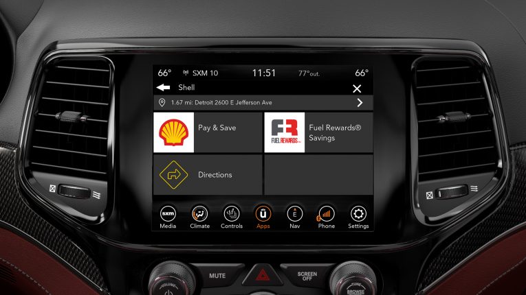 Shell Grand Cherokee Uconnect